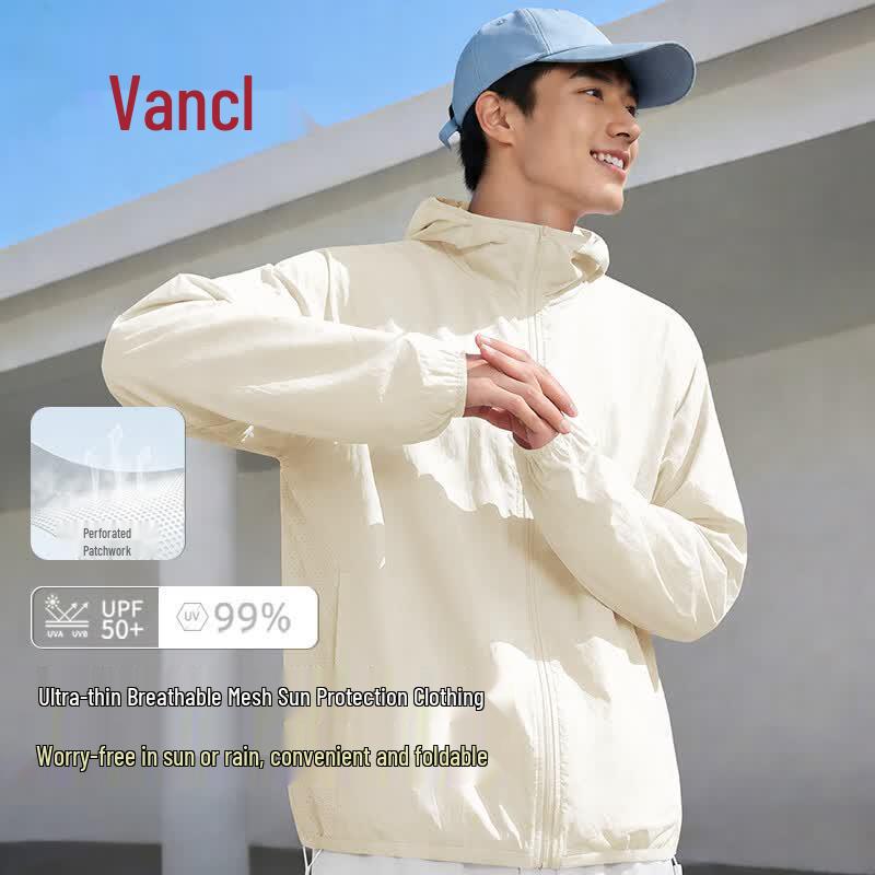 VANCL Men s UPF50+ Ice Silk Sun Protection Hoodie L