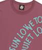 Sseonleobeutueo Arc Text Tee Rose