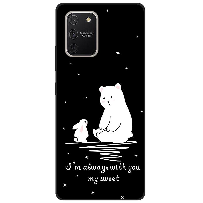 For Samsung Galaxy S10 Lite Case G770F Silicone Black Soft Back Cover for Samsung S10 Lite Case 2020 TPU S10Lite Cover S 10 Lite