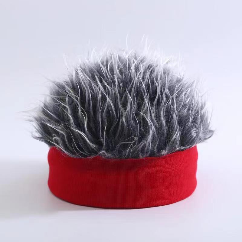 Men's Retro Brimless Knit Hat: Autumn & Winter Trendy Street Style