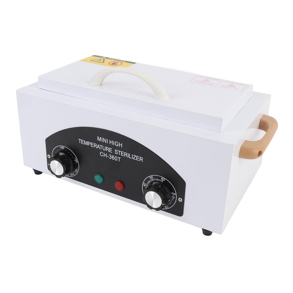 High Temperature Cleaning Box with Timer 300W Adjustable 1.5L Salon Barber Hairdressing Tool Equipment Metal Tools Dry