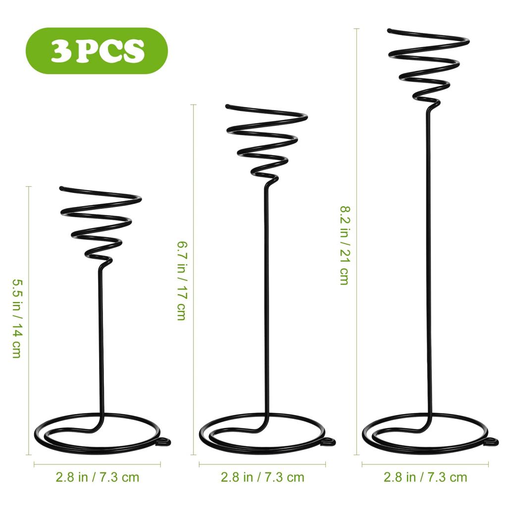 iplusmile Air Plant Air Air Plant Plant Mini Spiral Plant Plant Set of 3 Holder, Plant, Stand, Stand, Houseplant, Pot, Stand, Holder, Metal,