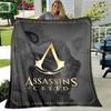 Giochi di Moda 3D Coperta A-Assassin's Creed, Coperta Plaid in Flanella per Letto Divano Picnic Ufficio Escursionismo Tempo Libero Riposo Regalo di Compleanno