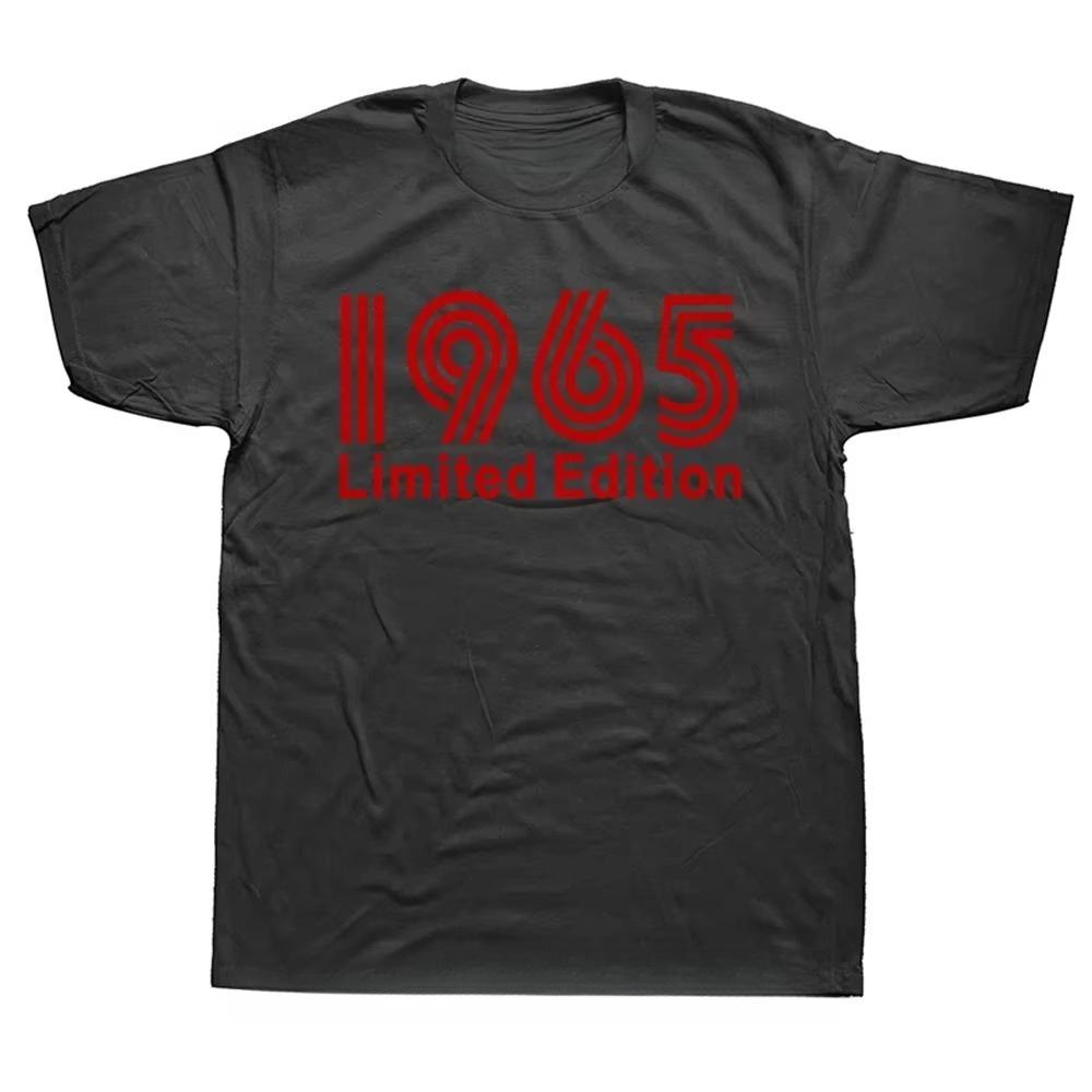 Hergestellt 1965 Limitierte Edition T-Shirt Baumwolle Atmungsaktiv Lässig 58 Jahre Awesome 58. Vater T-Shirt Klassische Oberteile Tees Männer
