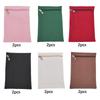 2Pcs Sew in Pocket with Zipper Clothes Inner Pocket Sturdy Practical Invisible Coat Inside Pockets for Robes Coats Jackets