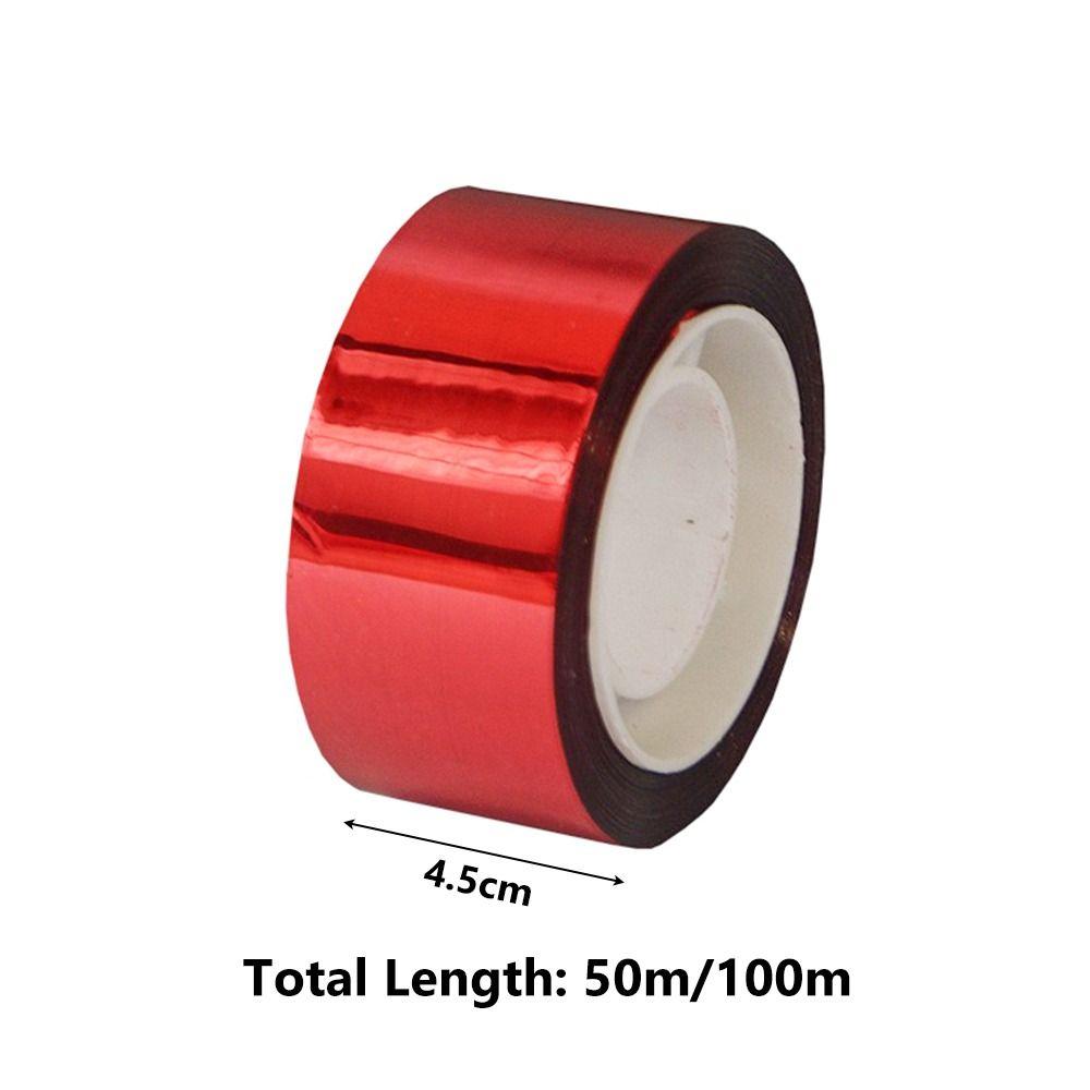 50M/100M Double-sided Reflective Bird Repellent Ribbon Multipurpose Adhesive-free Anti Bird Tape Flashing Hanging