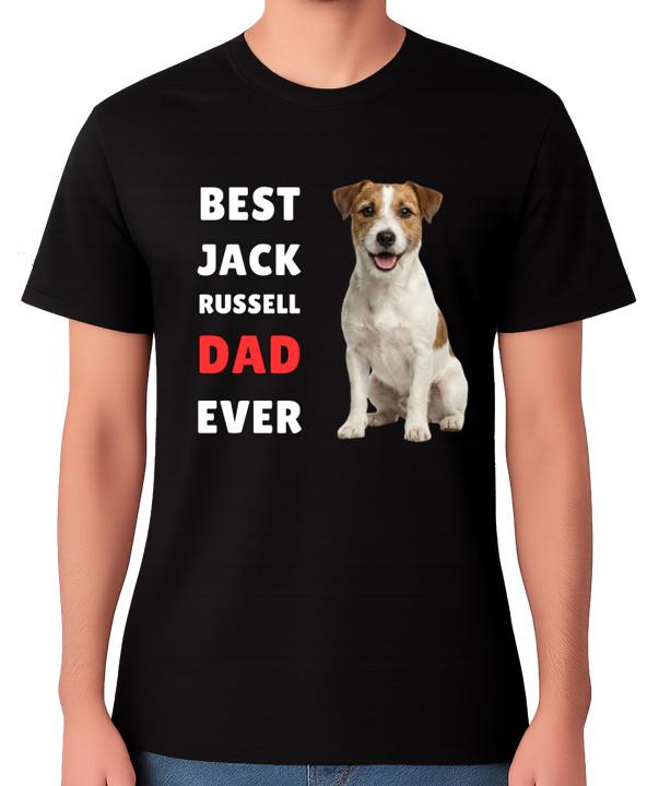 Best Jack Russell Dad Ever Funny Dog Lover Gift T-Shirt Pet Owner Father Tee S разноцветный