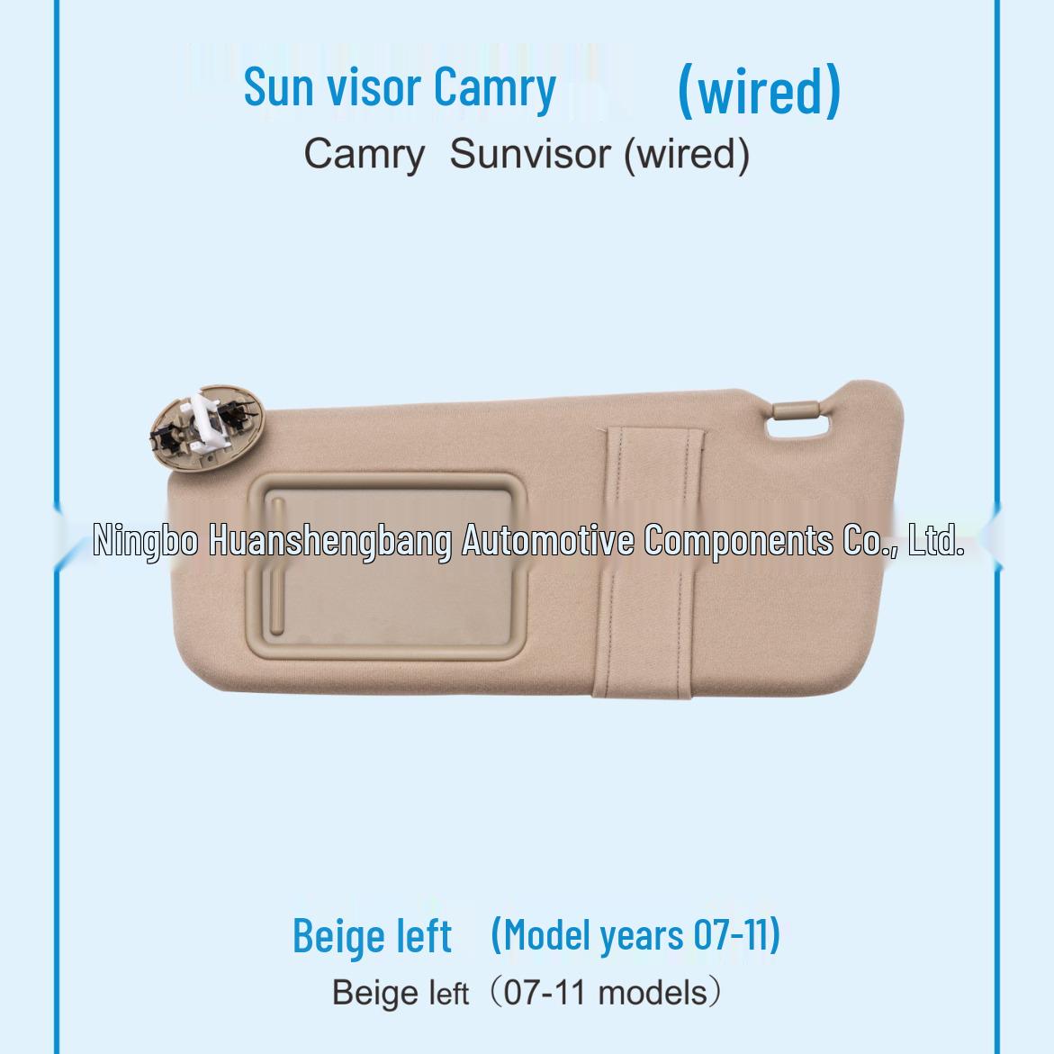 

Солнцезащитный козырек Camry для моделей 07-11 годов Gray Pair