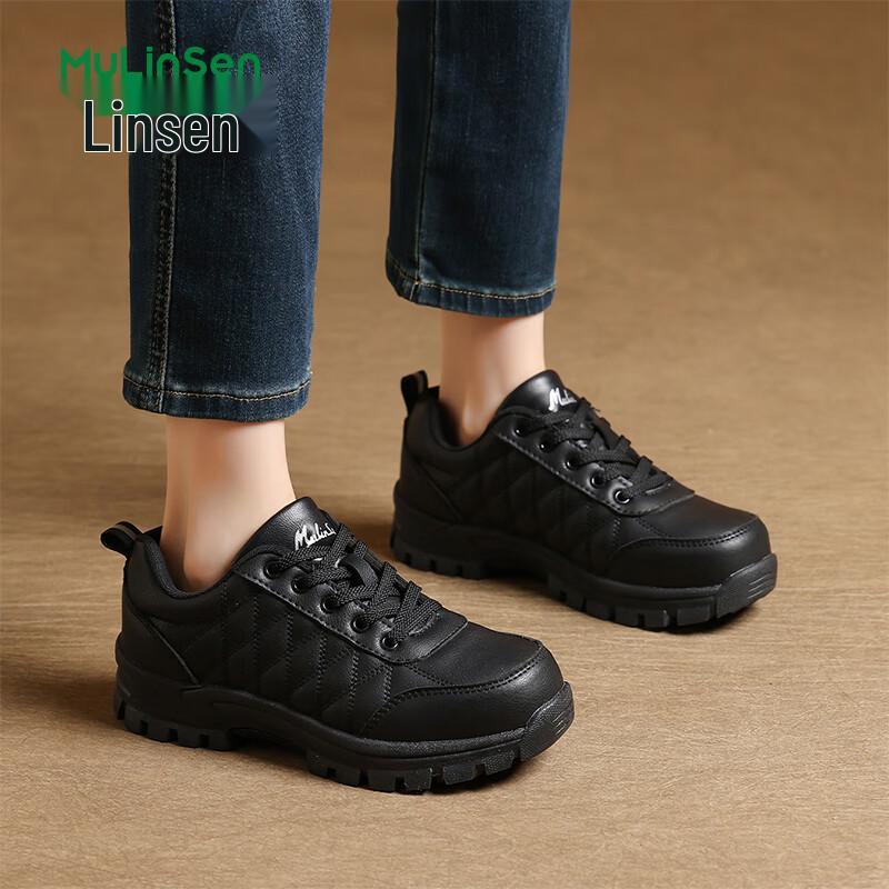 MULINSEN Women s Comfortable Casual Sneakers EU 38 чёрный