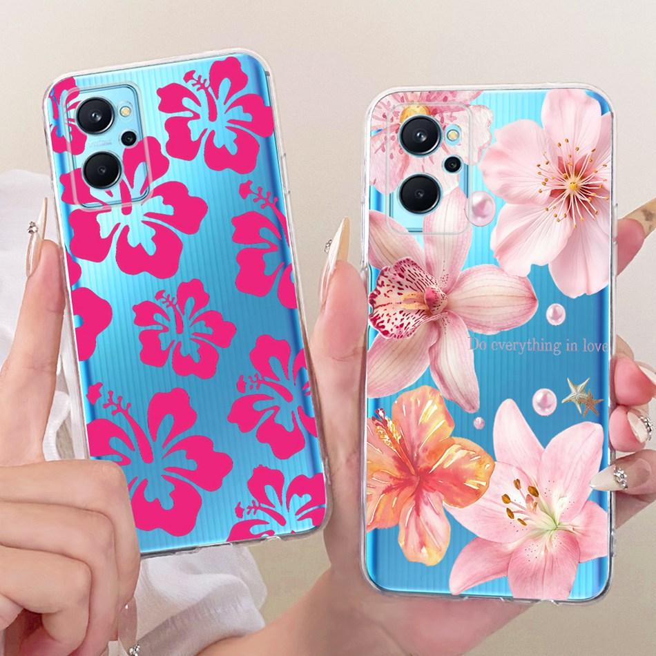 For Realme 9i RMX3491 New Simple Style Phone Case For Realme9i 4G Transparent TPU Soft Silicone Cases