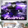 Arazzo Sfondo Personalizzato Solo Leveling, Festa di Compleanno con Nome Personalizzato, Decorazione Murale Multifunzionale per Arredamento Casa, Varie Occasioni