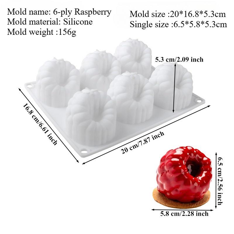 

French Pastry Silicone Baking Molds - Food-grade Non-stick Rectangular Molds, Essential Kitchenware for Festivals and Parties