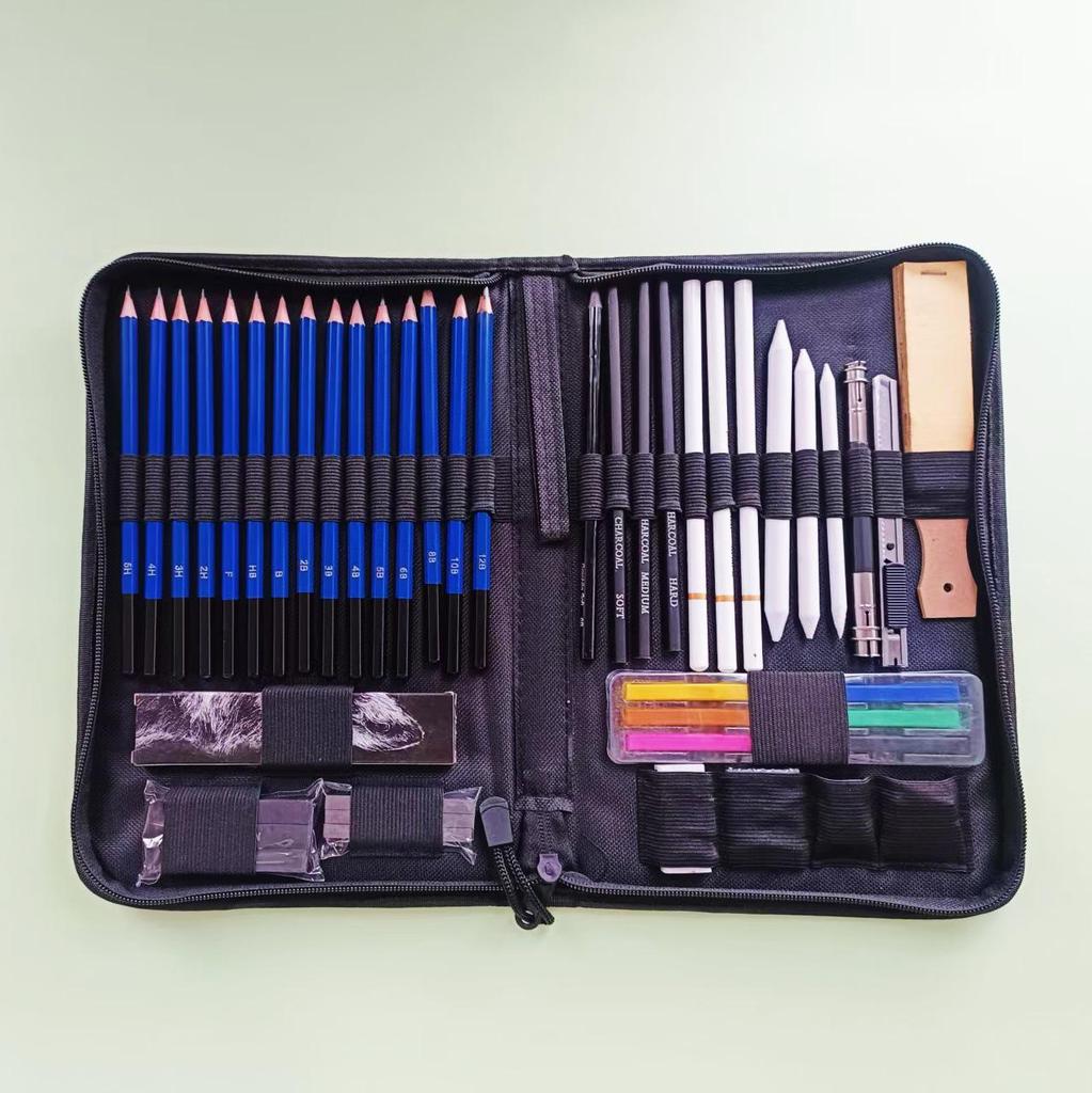 Sketch and Color Set: 35/71/145 Sketch Pencils, 72/120/180 Colored Pencils, 33/42/83/182 Drawing Pens