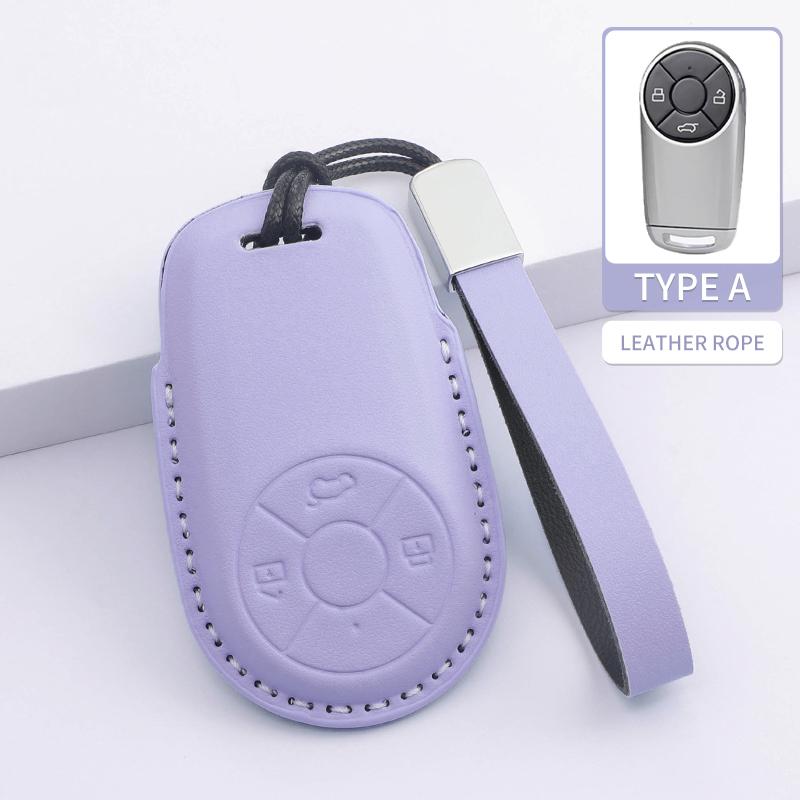 Car Key Case Cover Shell Bag For The Gwm Haval H6 M6 For Ora Good Cat White Cat Gt Iq Ri Funky Pu Keyless Auto Accessories
