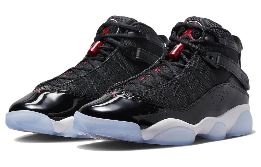 Jordan 6 Anillos Negro Gimnasio Rojo 322992-064