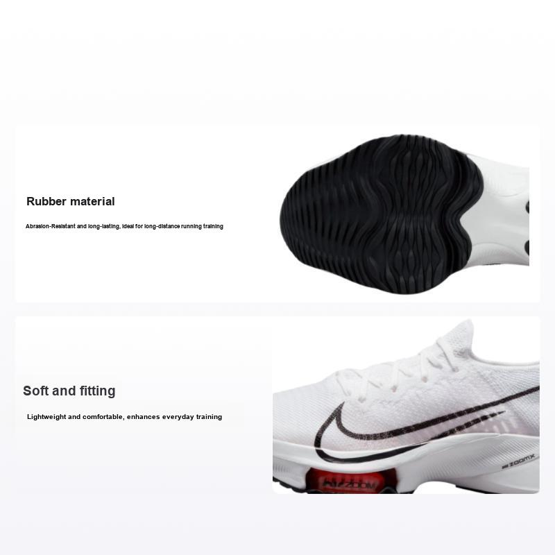 Nike Men's White/Light/Black Air Zoom Tempo Next% Crimson Sneakers Platinum-Tint Ci9923-105 Cm