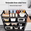 Yingbai Floor-standing 4-Tier Kitchen Storage Rack for Microwave Oven