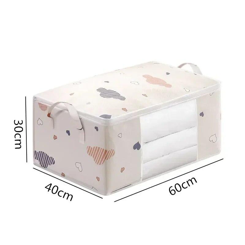 Одеяло сумка для хранения одежды большая вместимость пододеяльник сортировочные сумки пылезащитный органайзер для одежды сортировочные сумки бытовые сумки для переезда 1164₽