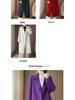 2025 A/W Women's Slimming Double-Faced Cashmere Coat - Korean Style Double-Breasted Wool Overcoat with Suit Collar