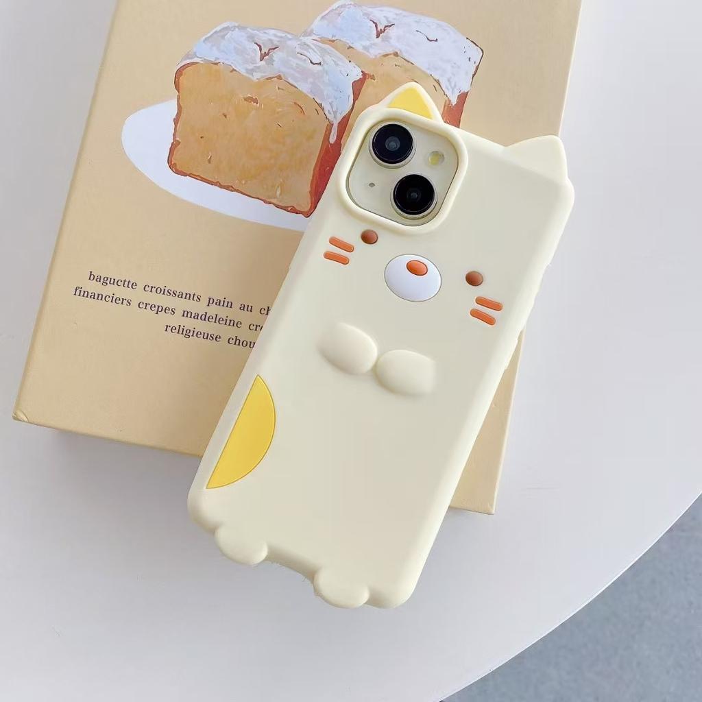 3D Cute Cartoon Animal Soft Silicone Case for IPhone 16 15 14 13 12 Pro Max 16Pro IPhone16 I Phone I16 Kawaii Women Girls Cover