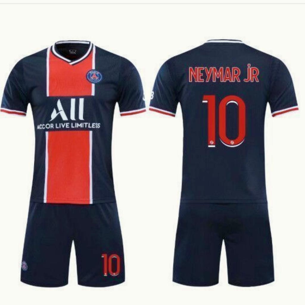 PSG Jersey, Cup Family Football Kits - Parent & Kids Soccer Jersey Sets