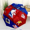 NBA Print Automatic Open Close Umbrella, Portable Foldable Umbrella, for Outdoor Commute Camping Trip, Ideal Birthday Gift