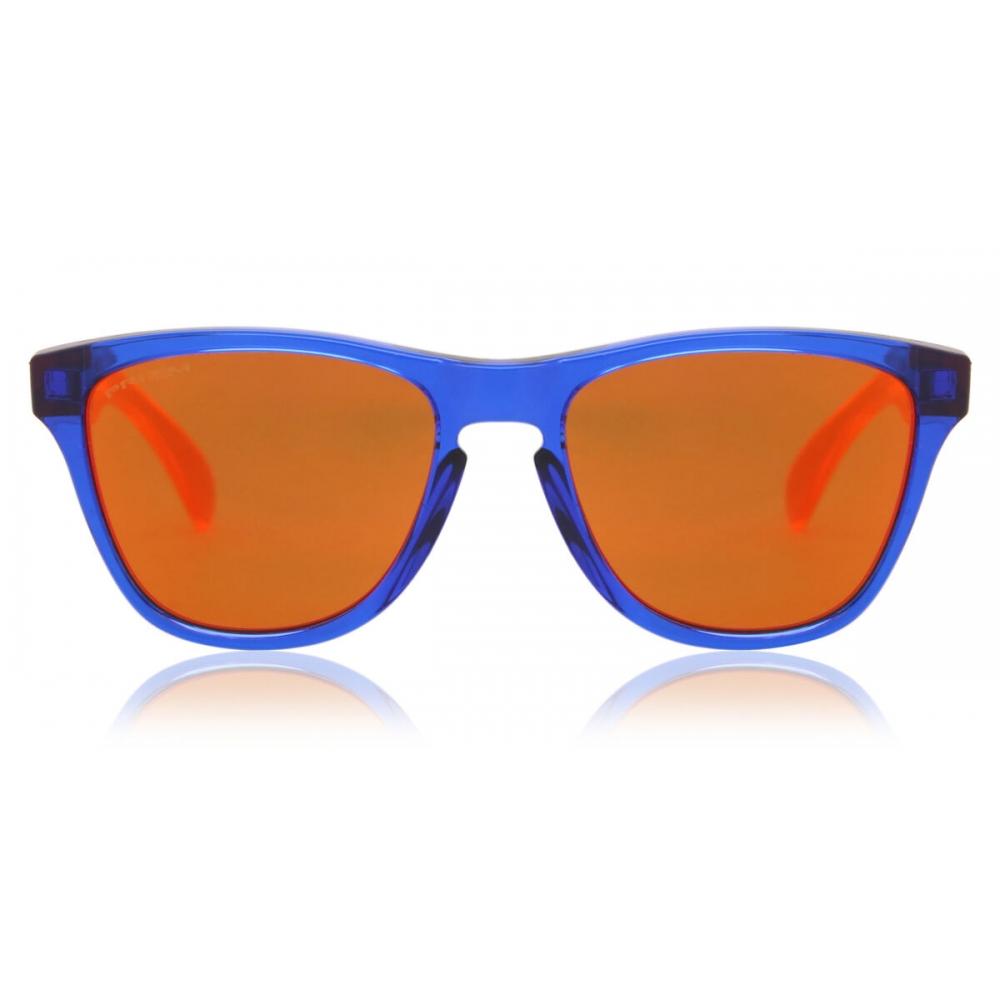 Oakley Kids Sunglasses Oj9009 Frogskins Xxs Transparent Blue/48-15-124