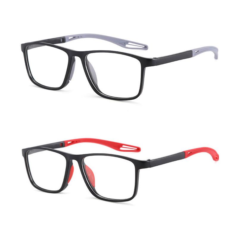 2PCS Fashion Classic Business Reading Glasses Men Square Frame Readers Eyewear Ultra Light Lens Presbyopia Glasses +1.0 To 4.0