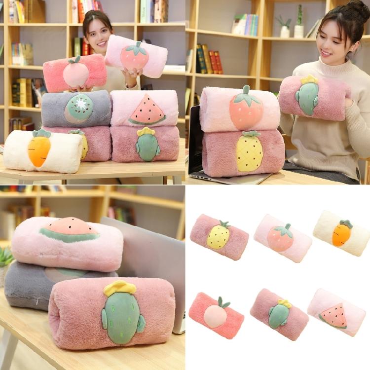 Elegant Hand Warmer Furry Easy to Detach Cartoon Fruit Winter Essential Women Winter Hand Warmer Lovely Fruit
