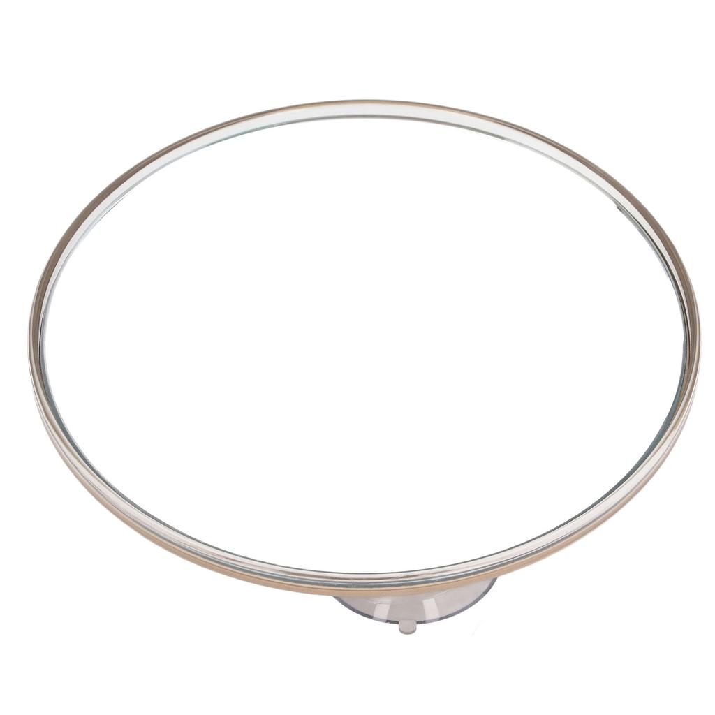 30X Magnifying Mirror Easy To Install ABS Glass Round Magnifying Mirror Sided 30X Lightweight with Suction Cup for Travel