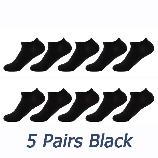 

5 пар носков до щиколотки, мужские носки, короткие носки до щиколотки, повседневные спортивные хлопковые носки, деловые носки, большие размеры 45, 46, 47, 48 43-48