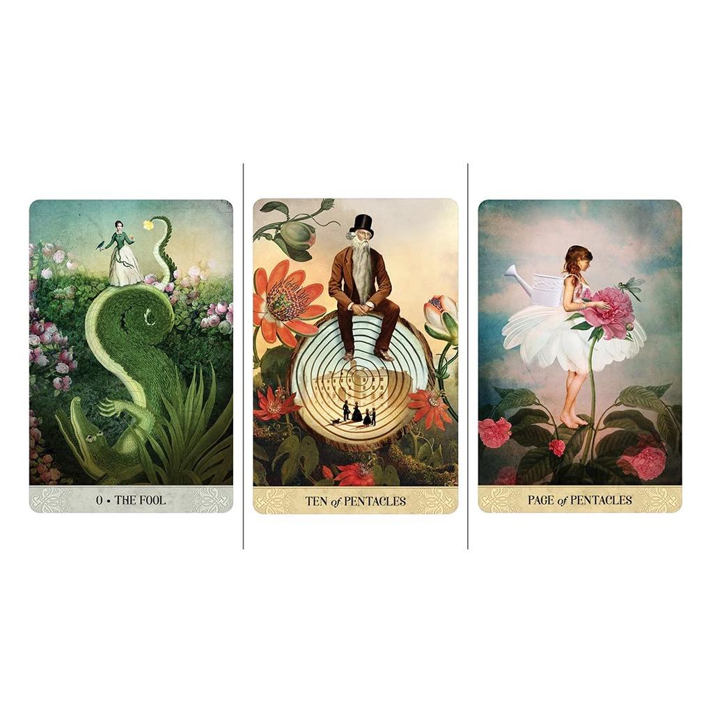 Kancharo 83-Card Tarot Card Set [Tarot of Mystical Moments] Includes Japanese Tarot Card Instructions & Pouch (Authentic)