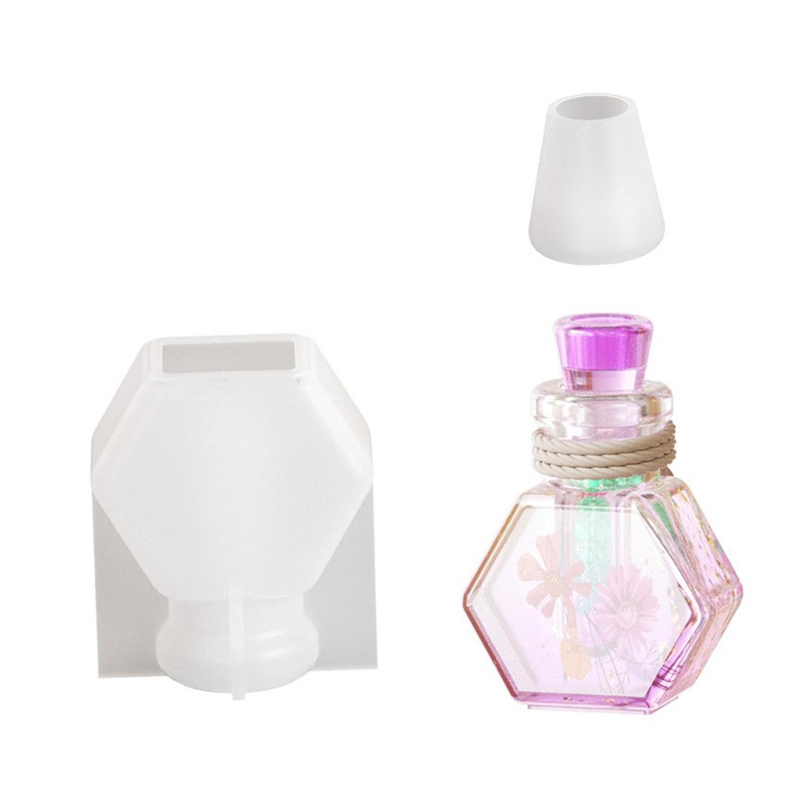 

Силиконовая форма для бутылки для дрейфа, сделай сам, кристаллы, эпоксидная смола, звезды, формы для бутылок с сердечками, ночная декоративная штукатурка, бетон 3