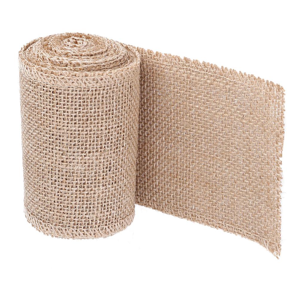 Burlap Roll Decorative Jute Hessian Fabric For Making Christmas Party Ornaments (width: 10cm)