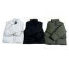 Mens Vintage Letter Stand Collar Padded Jacket Winter Thick Loose Warm Windproof Cotton Coat
