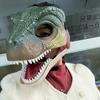 Park Velociraptor Dino Mask with Sounds Hard Plastic Halloween Cosplay Dinosaur Toy Cos Costume for Kids Birthday Gift