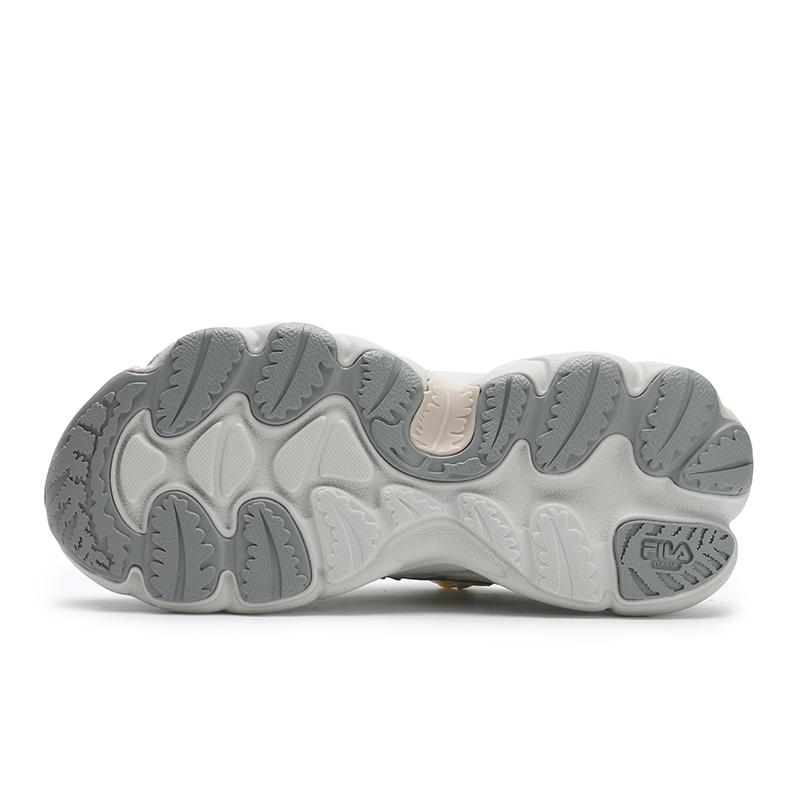 New FILA Fern2 Coverage Wear Resistant Breathable Low Top Casual Shoes Women's White Gray F12W511101FCF