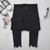 Women's High-Waist Skinny Jeans - Slim Fit Pencil Pants for Spring & Autumn 2024.