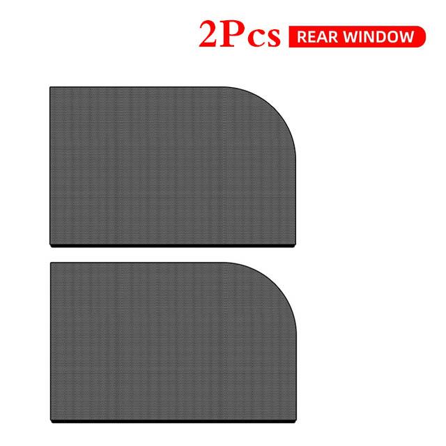 

2 шт. универсальный автомобильный козырек для бокового окна, занавеска для переднего и заднего окна, защита от ультрафиолета, солнцезащитный козырек, щиток, аксессуары для стайлинга автомобиля чёрный