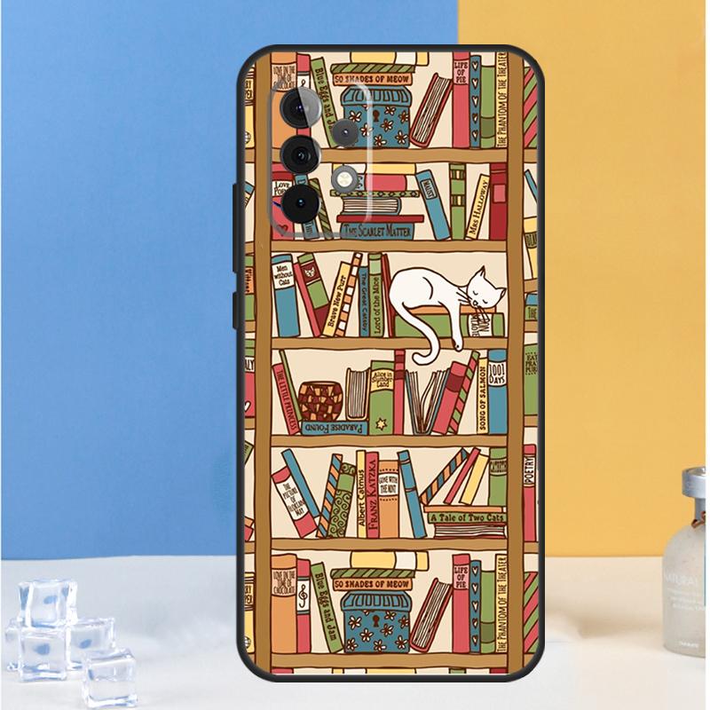 Read Books illustration For Samsung Galaxy A16 A26 A36 A56 A13 A33 A53 A05 A06 A54 A34 A14 A32 A52 A55 A35 A15 Case