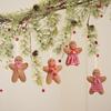 Gingerbread Doll Christmas Tree Plush Doll Polyester Fabric Stuffed Toy  Couple