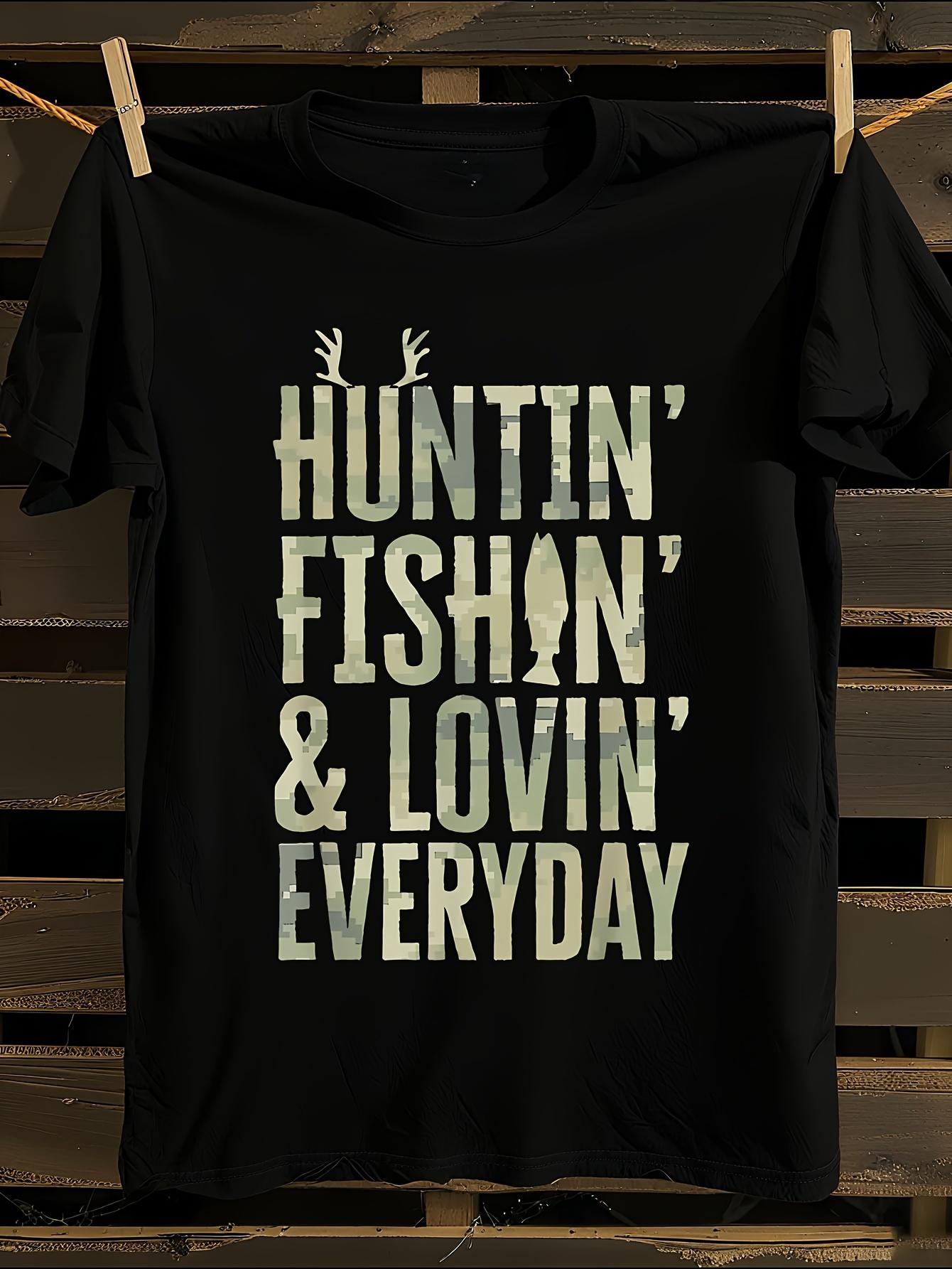 s Camo Hunting and Fishing T-shirt XXL