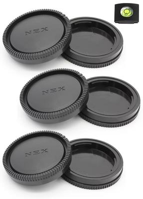 Sony Arka Lens Kapağı Kamera Gövdesi Sony Aynasız SLR'lerle Uyumlu [Set 3] E-Mount + Kapak, (NEX)