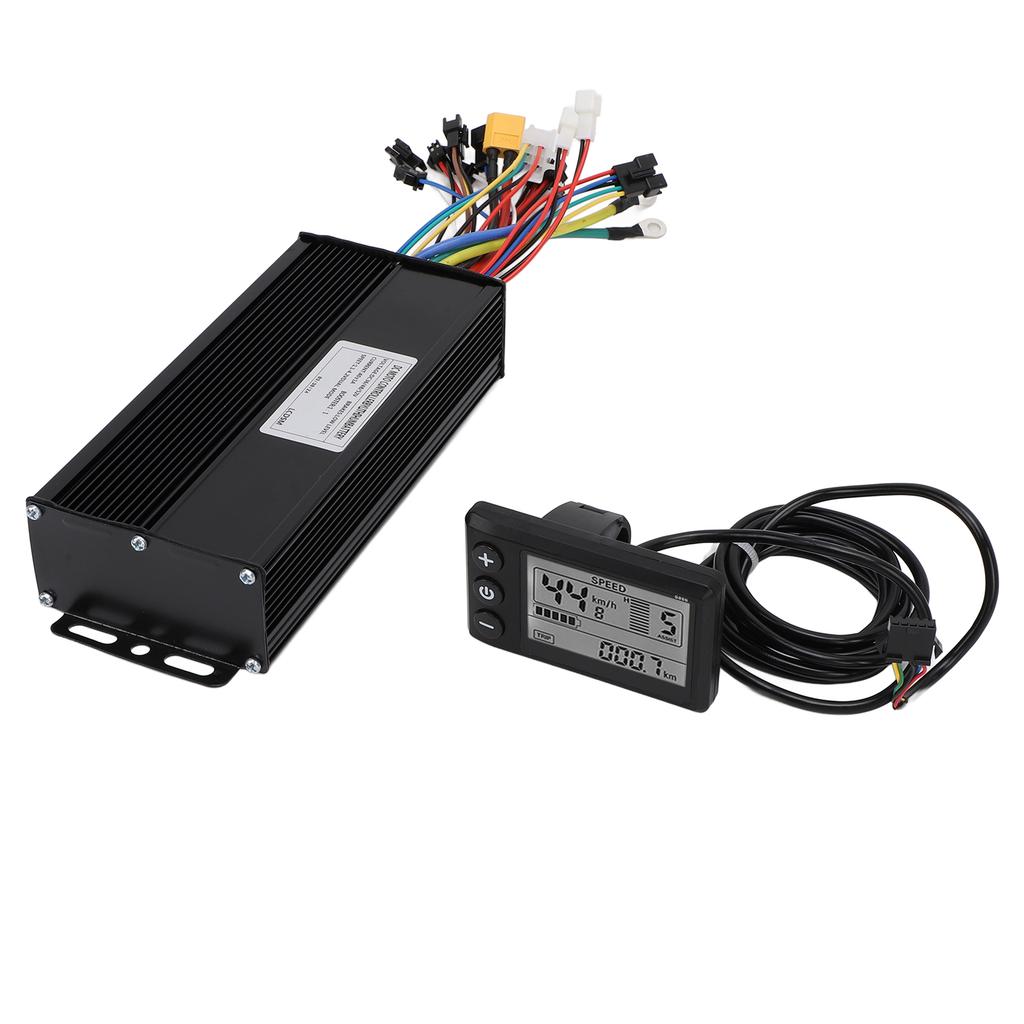 40A 3 Mode Sine Wave Controller S866 Display Electric Cycle Conversion Kit for 36V 48V 52V 1500W
