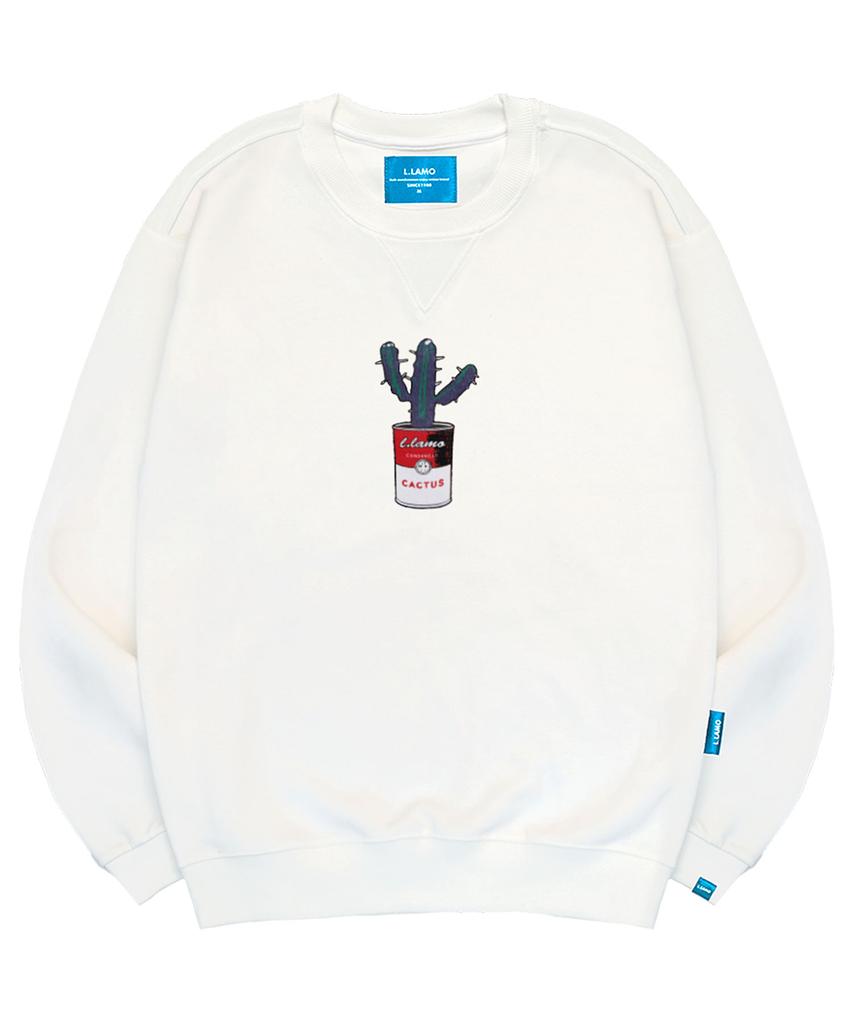 Ellamo Fleece-Lined M Canned Sweatshirt Unisex Big Sizes S~4Xl (B Type)