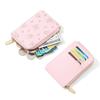 Little Fresh One-word Pull Cute Bear Card Bag ID Bag Multi-card Access Control Women's Change Bag