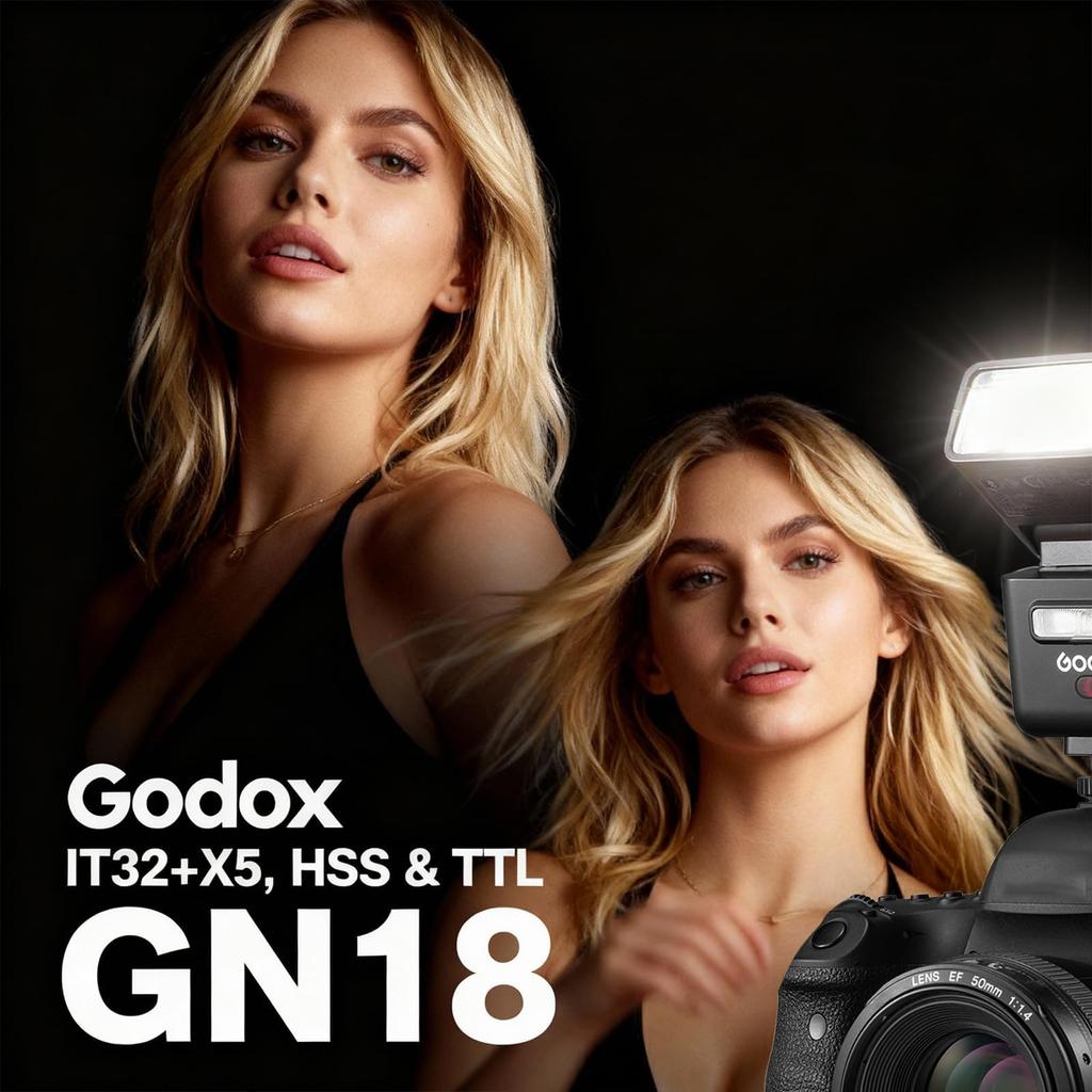 Godox iT32 Camera Flash with X5S Compatible with Sony Separate Trigger Supports and Lightweight at Just Approximately 510 Full Fast Compatible with