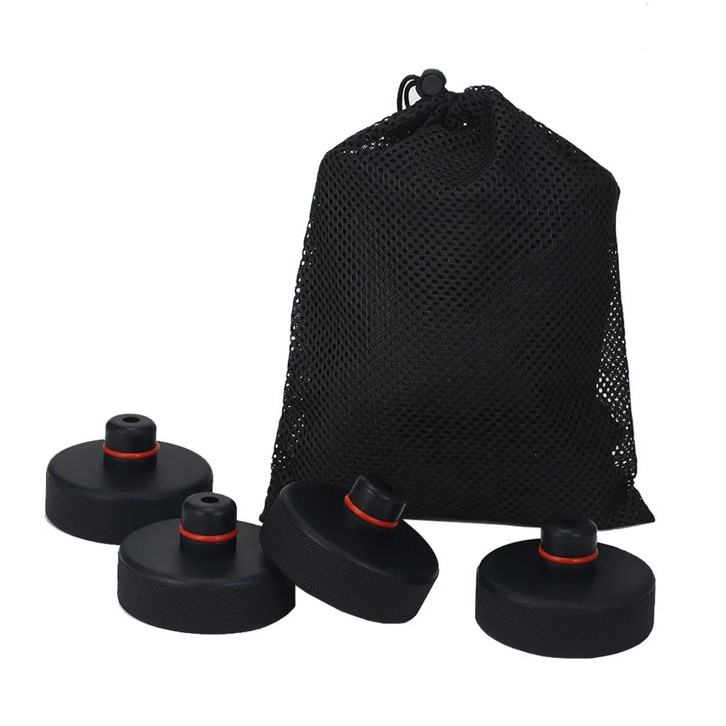 For Tesla Model 3/S/X Y Rubber Jack Pad Tool Chassis Jack Car Styling Accessories 4PCS Auto Black Jack Lift Point Pad Adapter