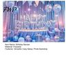Birthday Party Decoration Happy Banner Backdrop, Photo Background Cloth for Celebration, Reusable Bunting Flag Decor Kids Women, Supplies Double-sided