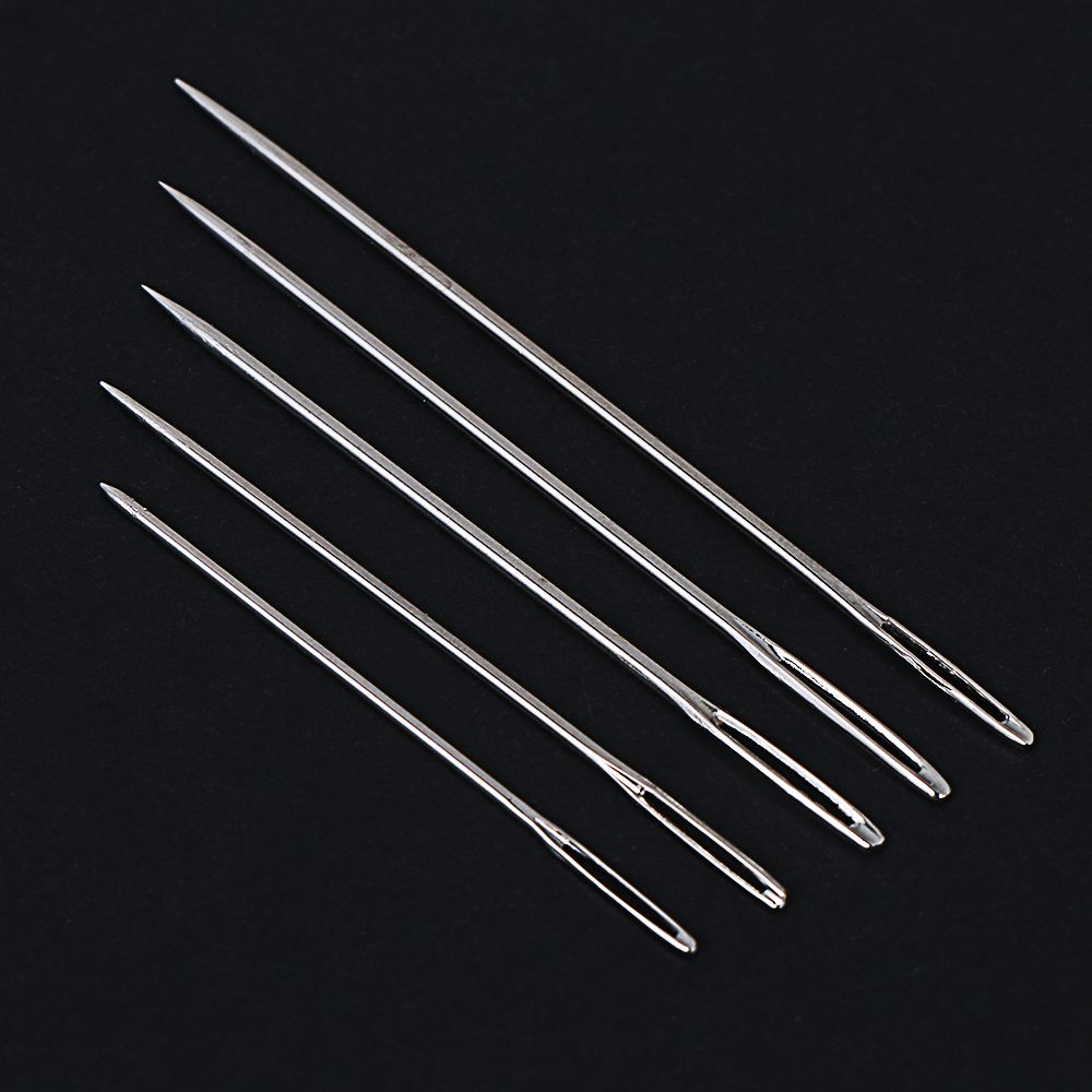 Steel DIY Crafts Tools Embroidery Sew Pins Kit Large Eye Needles Hand Sewing Needle Mending Craft